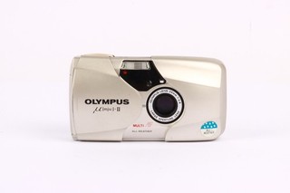 Olympus MJU II Compact Point & Shoot Film Camera Working w/ 35mm F/2.8 Lens