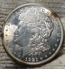 1921-D Morgan Silver Dollar Brilliant Uncirculated Nice Luster
