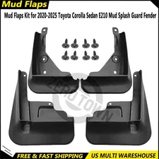 For 2020-2025 Toyota Corolla E210 Sedan Front Rear Mud Flaps Fender Splash Guard