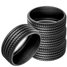 4 Lexani Lx-twenty 27545r18 103y Tires 320aa Utqg 55k Mileage Performance