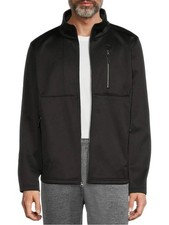 Swiss Tech Big Men's Softshell Jacket With Peak Technology 3XL 54-56 - Black
