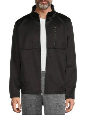  Swiss Tech Big Men's Softshell Jacket With Peak Technology (3XL 54-56) - Black