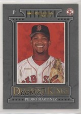 2004 Donruss Diamond Kings Inserts Black 4/100 Pedro Martinez #DK-25 HOF s7f