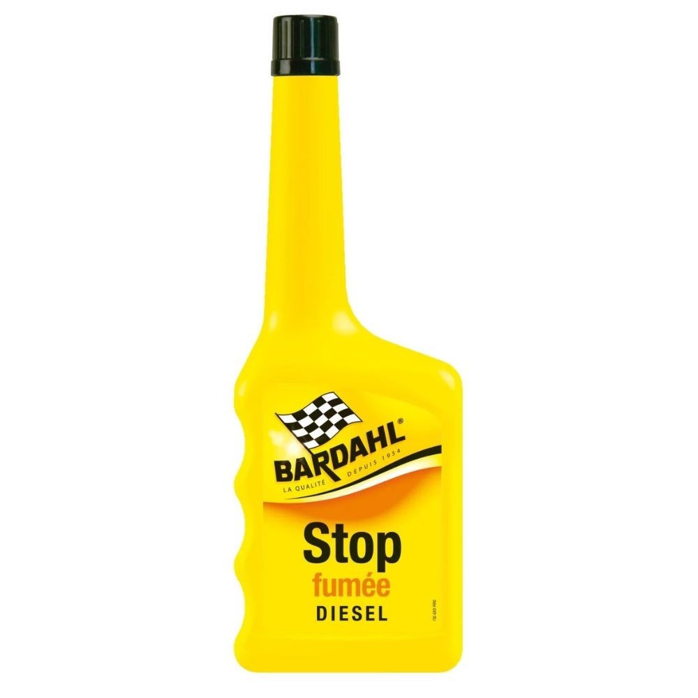 Additif stop fumée diesel Bardahl 350ml nettoyant injecteur anti-fumée noire