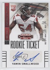 2014 Panini Contenders /247 Yawin Smallwood (Sec Row Seat) #187 Auto 1be