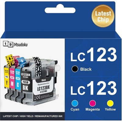 Druckerpatronen Kompatibel Brother LC123 XL MFC-J4410DW DCP-J4110DW MFC-J6520DW