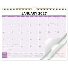 2027 Wall Calendar - 12 Month - Hanging Wall - Multi-Color