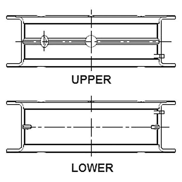 For Chevy Silverado 3500 HD 2007-2016 ACL 5M7298H-01 Race Main Bearing Set Foto 3 de 4