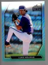 2026 Leaf Metal Base Prismatic Platinum #122 Luke Holman 6/8