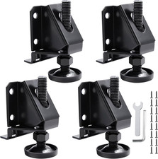 4/8/16 Pack Heavy Duty Leg Leveler, 2-inch Adjustable Height, for Furniture, Tab