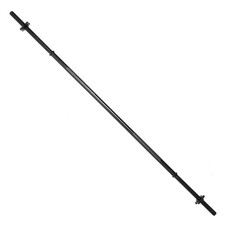  Spiral Straight Barbell Bar, Alloy Steel, 1-...