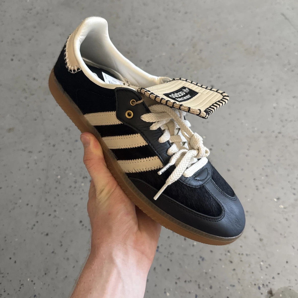 安心鑑定Wales Bonner ×  Samba Pony adidas Wales Bonner x Samba Pony Black for Sale - Authenticity
