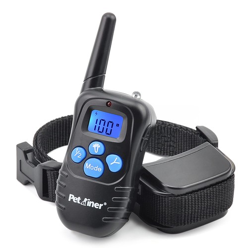 Petrainer PET998DRB1 Rechargeable Rainproof Dog Training Collar 330 yd Range