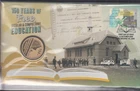 Australian Stamps.1st Day of Issue.PNC.$1.00 Coin.150 Years of Free Educ.2022
