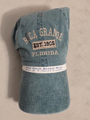 Boca Grande Florida Embroidery Hat & Shirt Combo  Est. 1905. XL