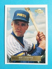 1992-93 Fleer Excel Rob Lukachyk RC #191 Stockton Ports/Brewers