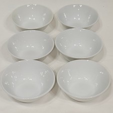 Pier 1 Imports White 4  Bowls Set of 6 Made i...
