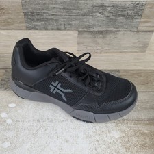 Kuru Quantum 2.0 Mens Shoes Sz 10 M Running Jet Black Mesh Lace Up Sneakers