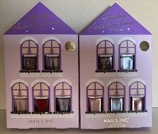 New NAILS.INC  London Luxe Town House Nail Polish 5 Piece Christmas Gift Set