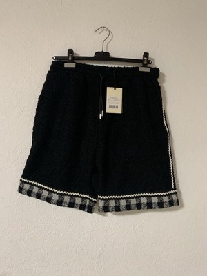 Drole de Monsieur Woll Short schwarz weiß neu S 