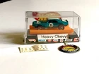 Hotwheels Redline 1969 Heavy Chevy Aqua & Display Case.