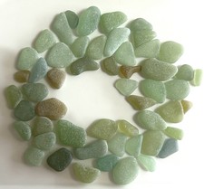 rare green sea glass from japan Surf-Tumbled Beach Glass