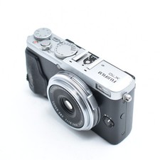 FUJIFILM X70 Silver Digital Camera 16.3MP ISO 200-6400 hybrid AF lightweight