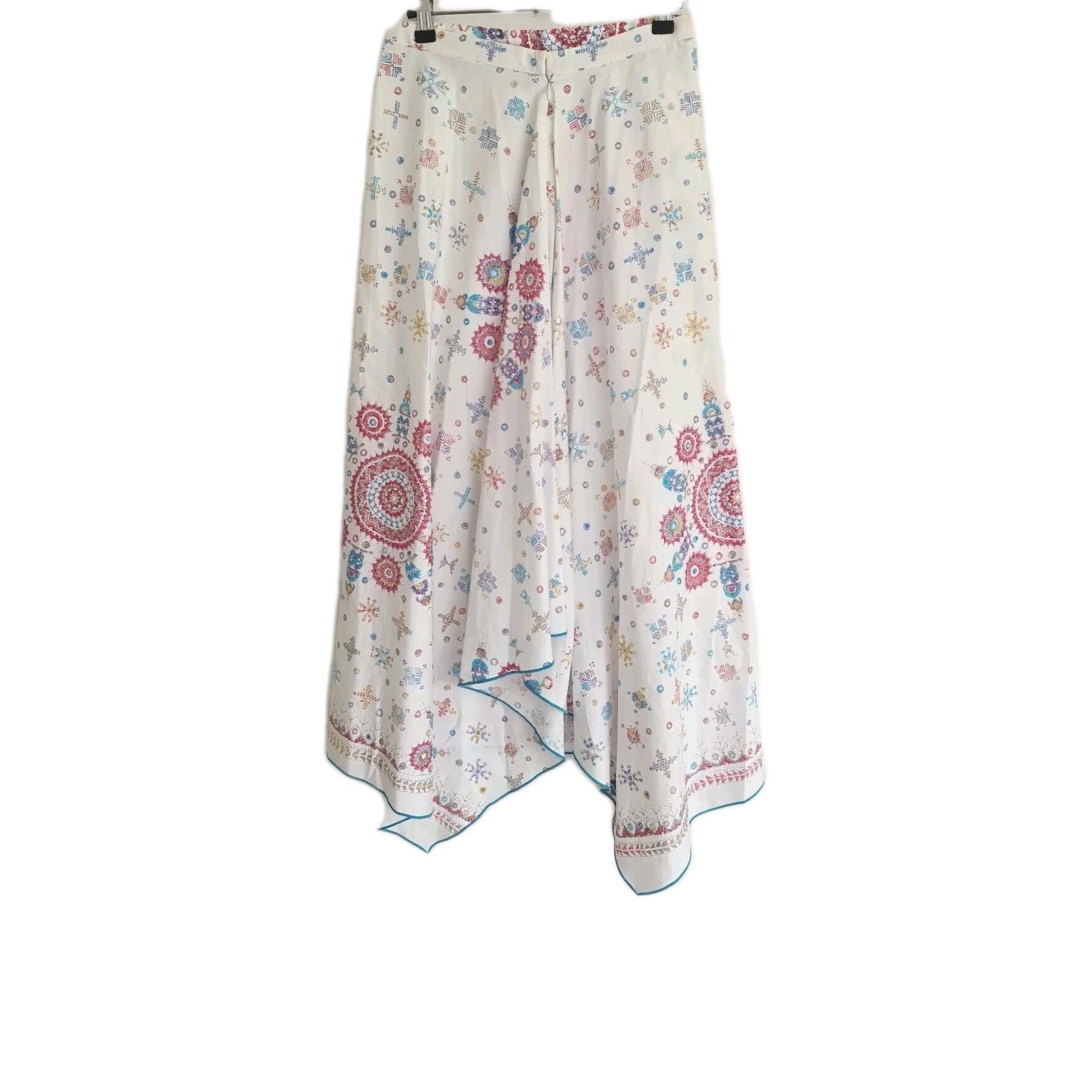 PERUVIAN CONNECTION WOMENS WHITE PATTERNED PIMA C… - image 2