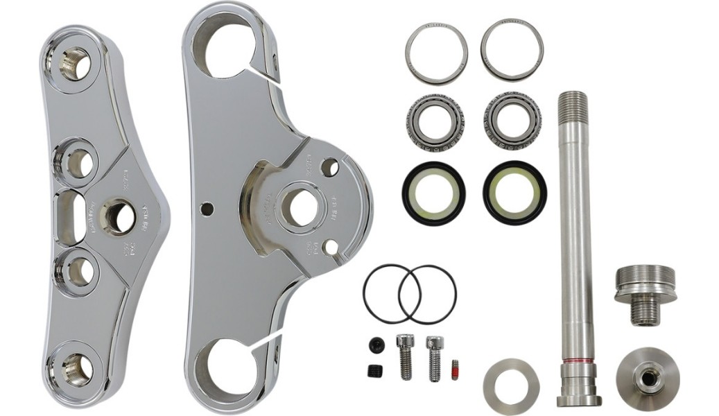 Hawg Halters Inc - 49WGCR6-ST18 - 6deg. Triple Tree, Chrome for