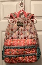 Girls Matilda Jane Quilted Backpack / Book Bag