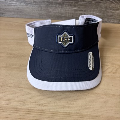 Lee Distributors Hat Visor Strap Back Navy White Performance Golf Boone Hall