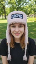 Earflap/Aviator Winter Hat Crochet Dog Lover