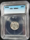 1949 10C Roosevelt Dime Silver IGC MS64 #5598