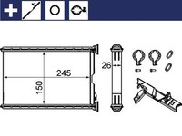 Mahle AH242000S WäRmetauscher, Innenraumheizung