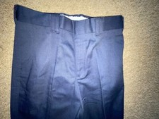 VTG 80S NEW MENS 28 X 32 WRANGLER BLUE DRESS WORK SLACKS PANTS