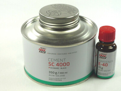 Tip Top Cement SC 4000 schwarz 350g + Härter 15g, Neoprenkleber >525259-15