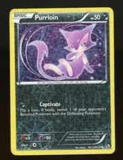Pokemon Legendary Treasures PURRLOIN RC13/RC25 Holofoil B