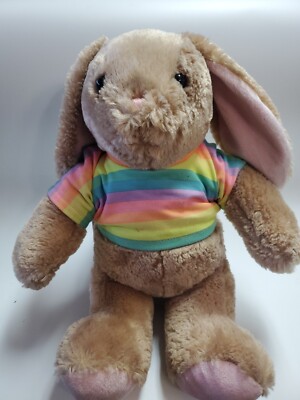 Build a Bear Workshop Bunny Rabbit Plush 15'' Tan Brown Long Floppy Ears 2020