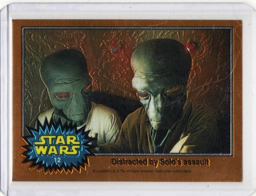 1999 Topps Chrome Archives Star Wars #12 Distracted by Solo's assault - Picture 1 of 2