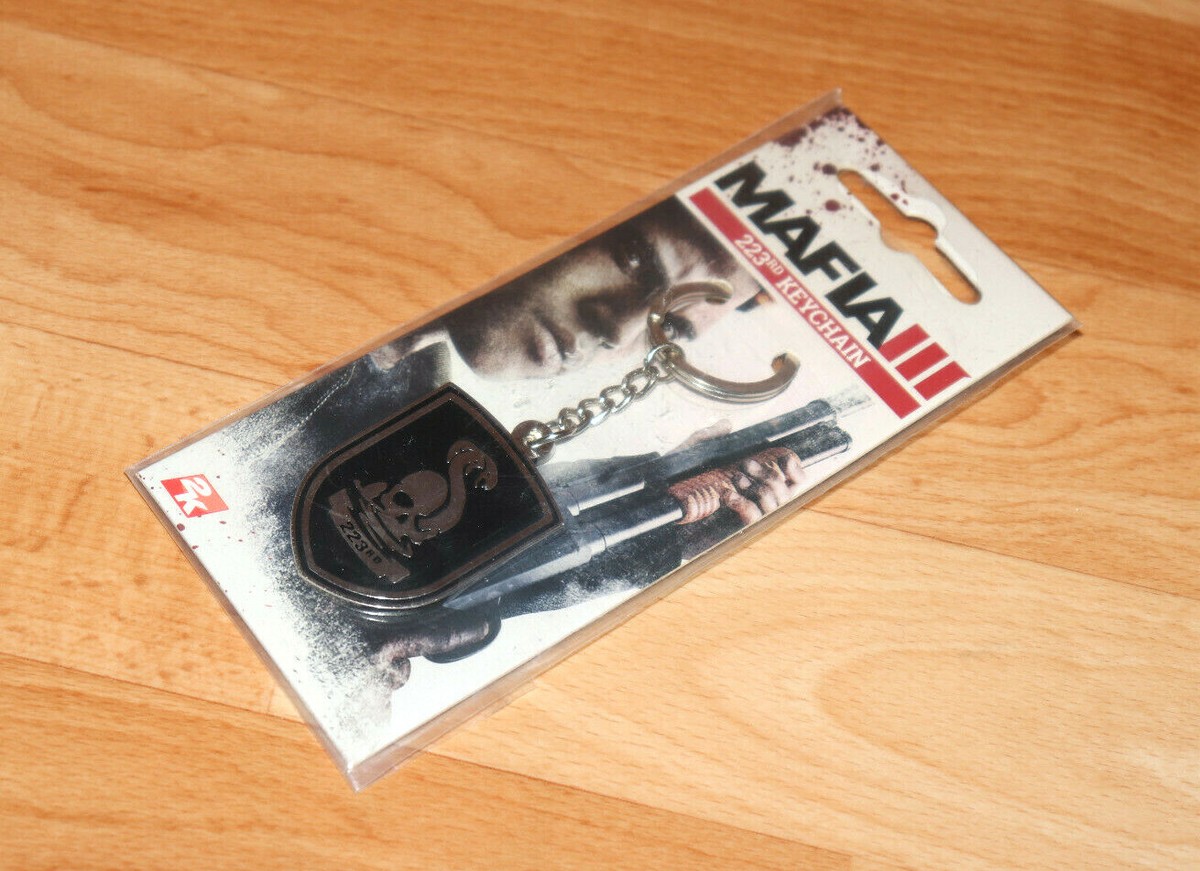 Mafia III 3 223rd Rare Metal Key chain Keyring | PS4 Xbox One