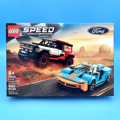 LEGO Speed Champions Ford GT Heritage Edition and Bronco R
