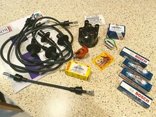 PORSCHE 356A 356B 356C IGNITION TUNE UP KIT CAP ROTOR POINTS SPARK PLUG WIRE SET