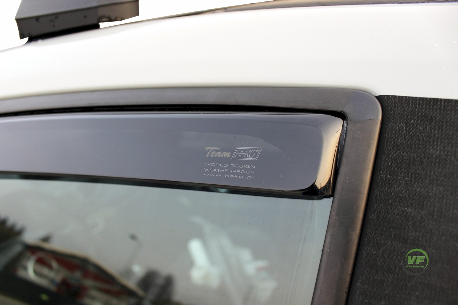 HEKO TINTED WIND DEFLECTORS for RENAULT CLIO RS mk3 3 DOOR 20052012