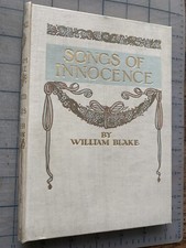 Songs of Innocence By William Blake Decorated By Charles & Mary Robinson HC 1st