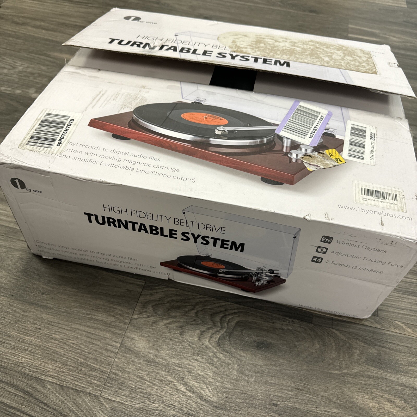 1 by One High Fidelity Belt Drive Turntable System (M209) eBay