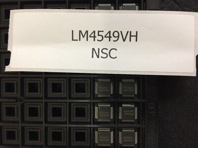 LM4549VH NSC IC PCM Audio Codec 2ADC / 2DAC Ch 48-Pin LQFP 2 PIECES