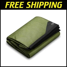 Insulated Reflective Thermal Camping Tarp - XL 8.5FT x 12FT Lightweight Solution