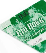 Kid Rock Backstage Pass 2004 Green Triangle Aftershow Variant