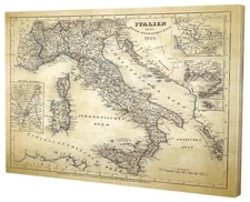 Wexford Home Italy Sketch Map II Canvas Art, 16x 20 16x20