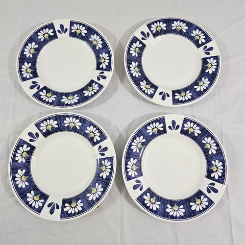 Oneida Spring Daisy Majesticware 6,5" Keramik Dessert Brot Teller - 4er Set - Bild 10 von 16